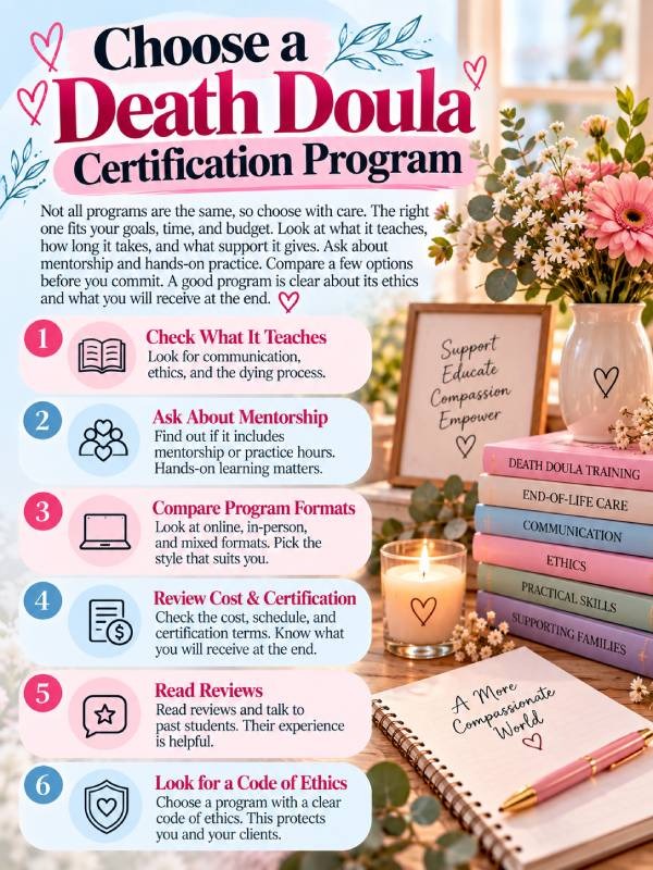 Choose a Death Doula Certification Program
