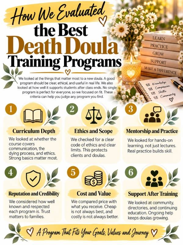 How We Evaluated the Best Death Doula Training Programs