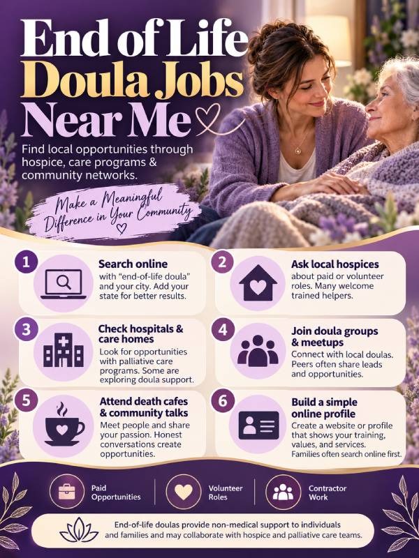 End of life Doula jobs near me